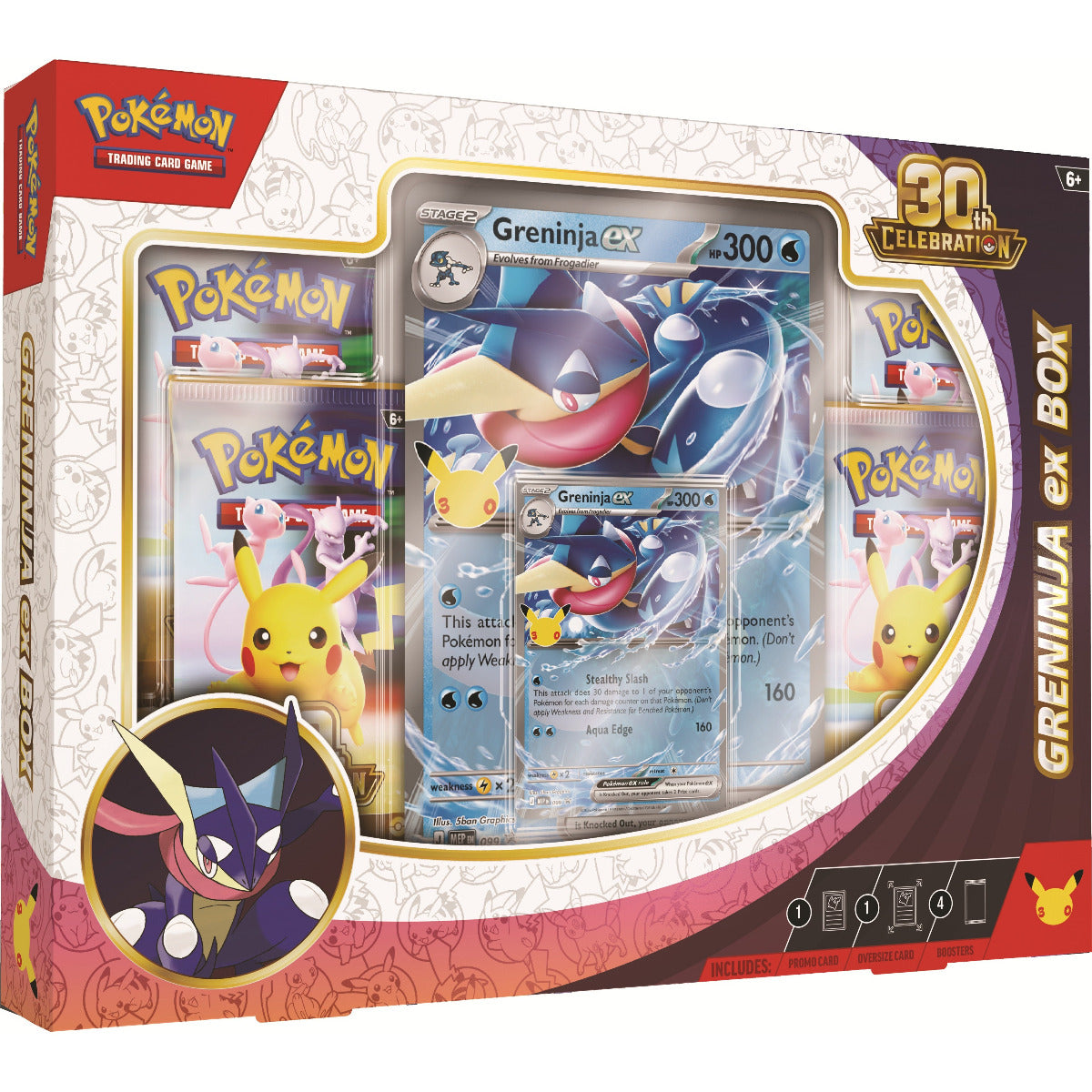 Pokémon TCG: 30th Celebration Greninja ex Box *ENNAKKOTILAUS*