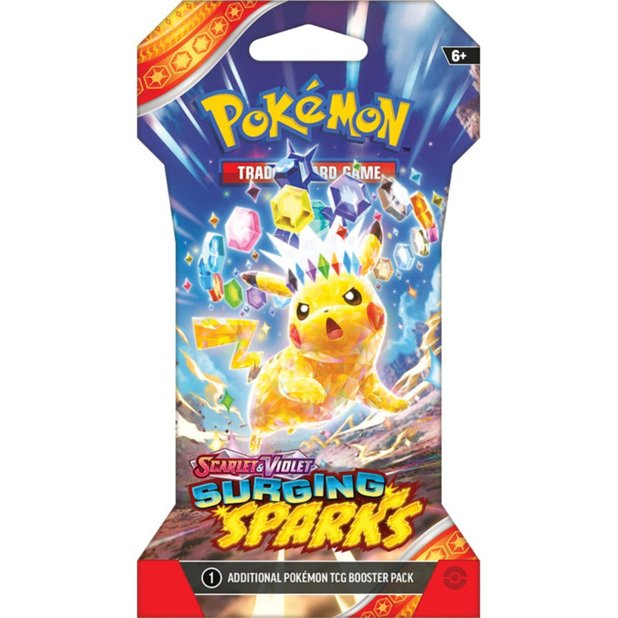 surging sparks booster box in store Pokémon TCG Scarlet & Violet: Surging Sparks sleeved booster