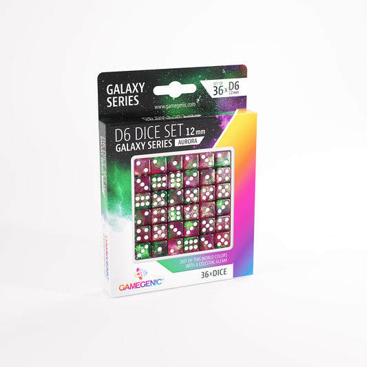 Galaxy Series D6 Dice Set 12mm