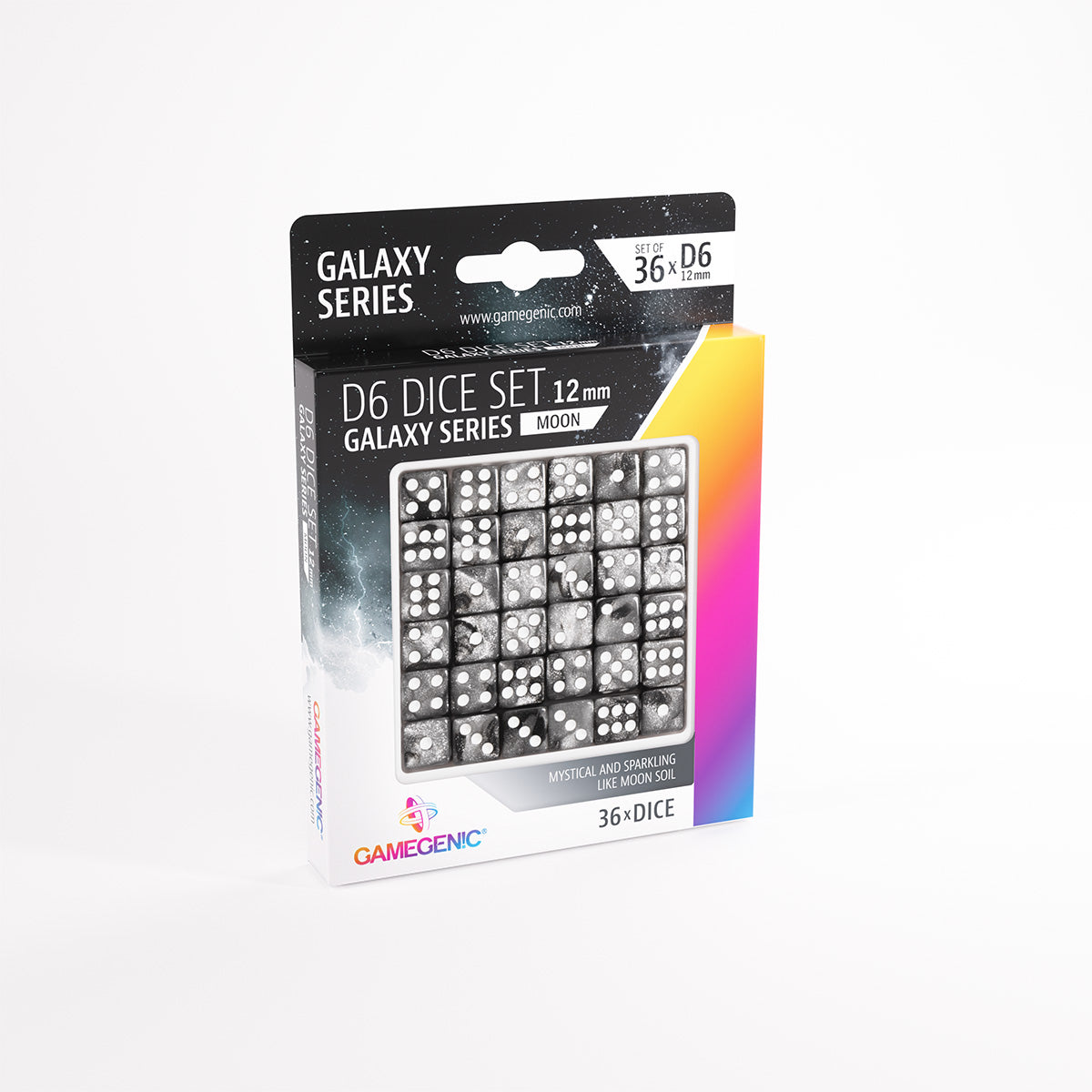Galaxy Series D6 Dice Set 12mm