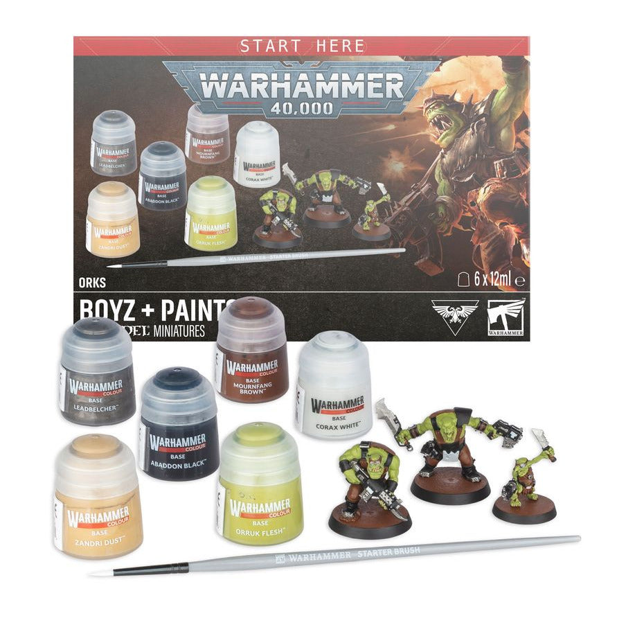 Orks: Boyz + Paints