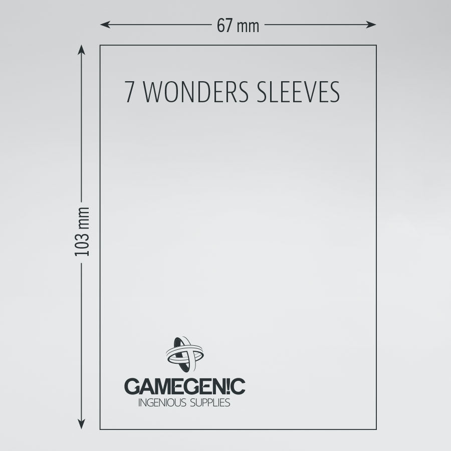 Matte 7 Wonders Sleeves (67x103)