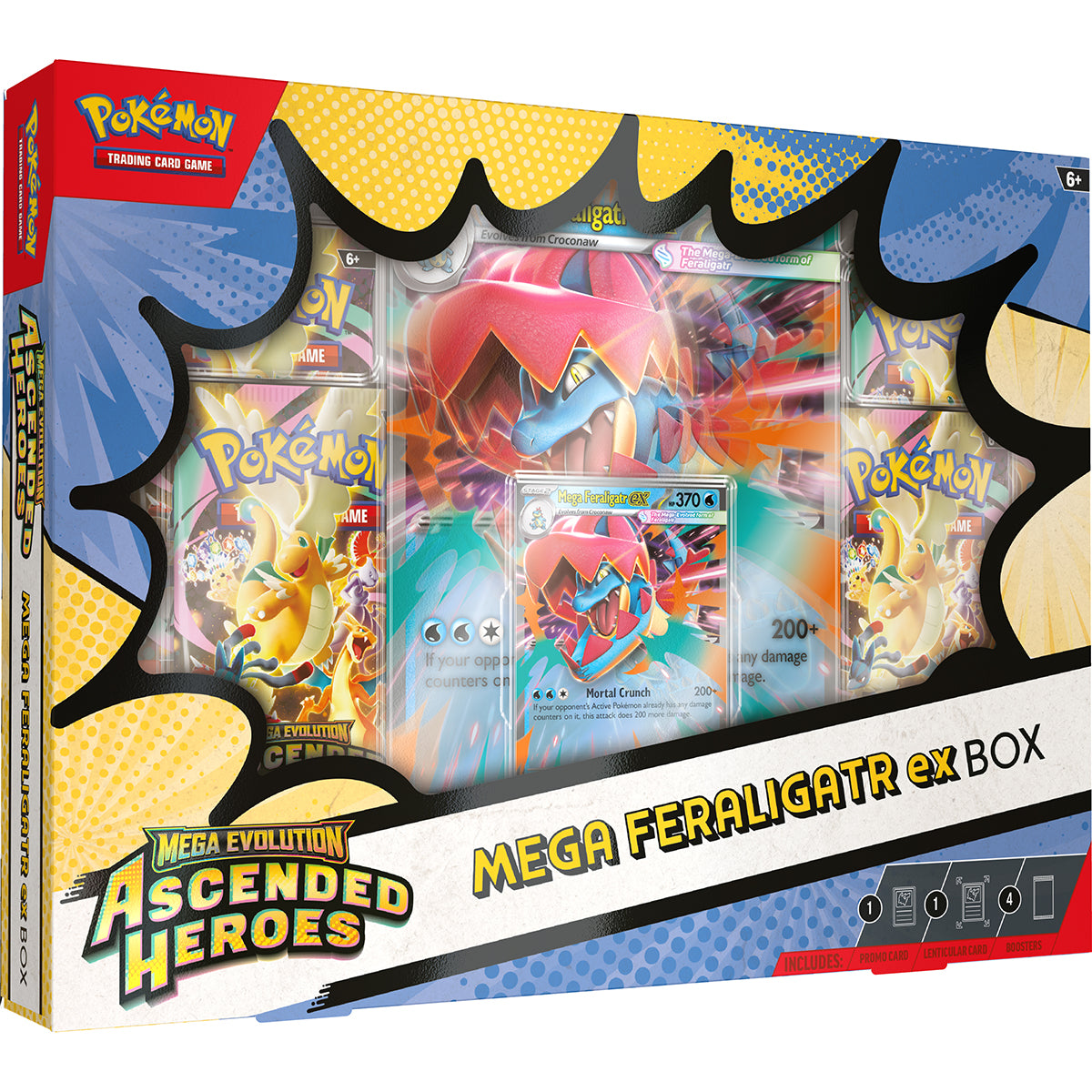 Mega Evolution: Ascended Heroes Mega Feraligatr ex Box *ENNAKKOTILAUS*