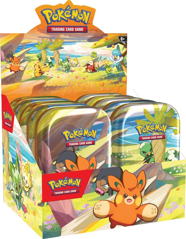 Pokemon Kanto Friends top Mini Tins pickacu duplicate