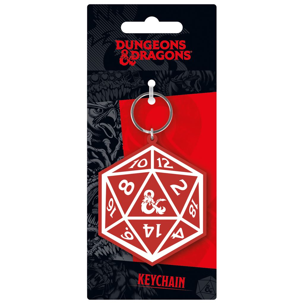 Dungeons & Dragons D20 Keychain