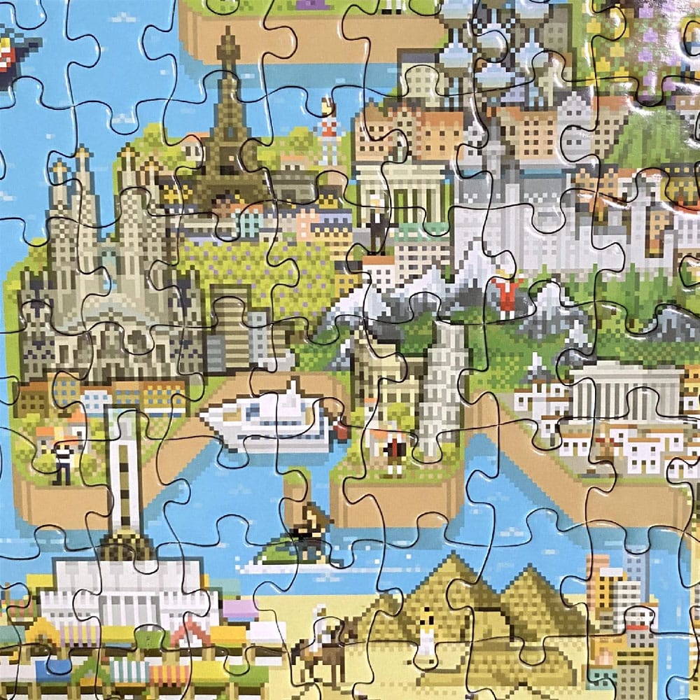 8-Bit Pixel Puzzle World Level 3 puzzle (1000 pieces)