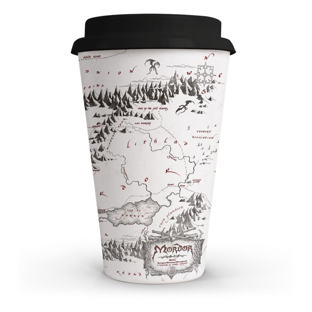 The Lord of the Rings mug with lid Mordor 370 ml