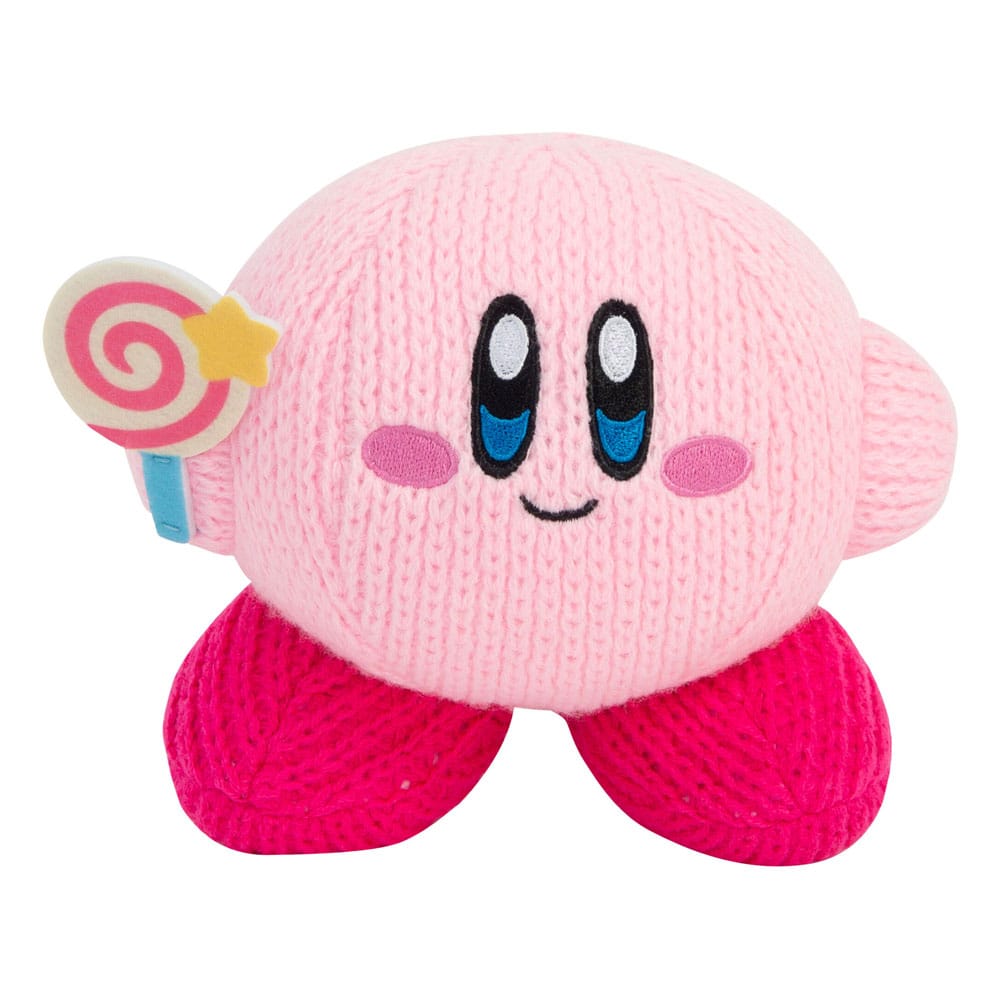 Kirby Nuiguru-Knit Plush Toy Kirby with Invincible Candy Wand