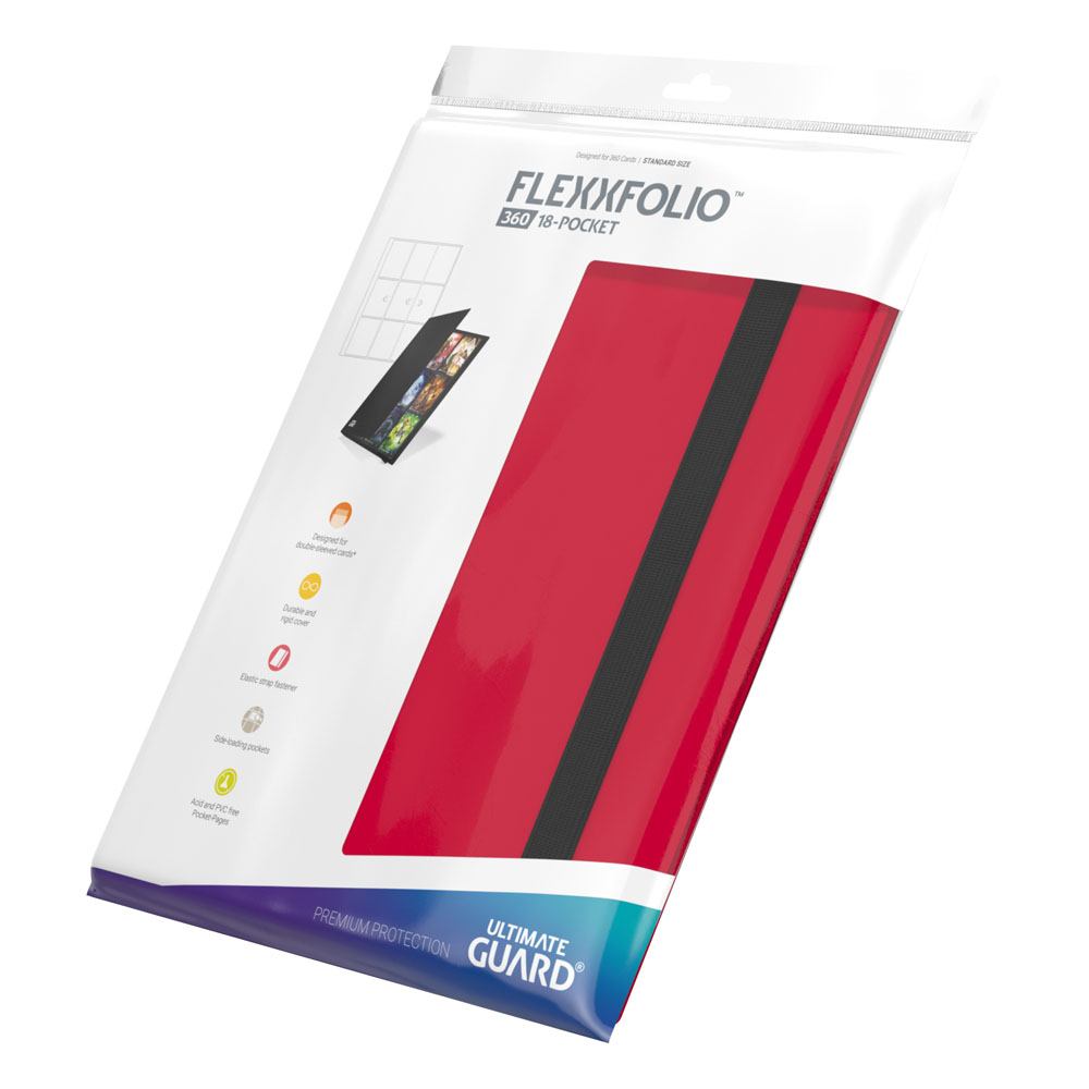Flexxfolio 360 18-Pocket Red