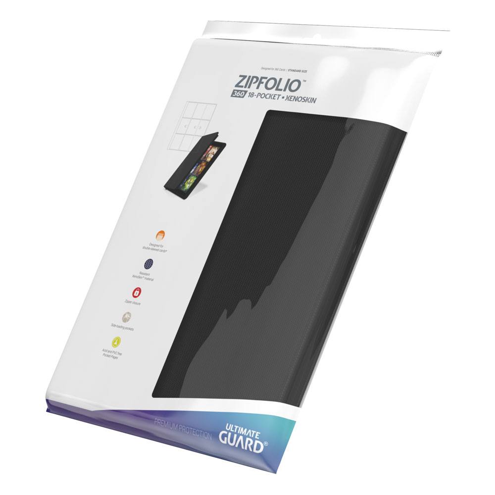 Zipfolio 360 18-Pocket XenoSkin Black