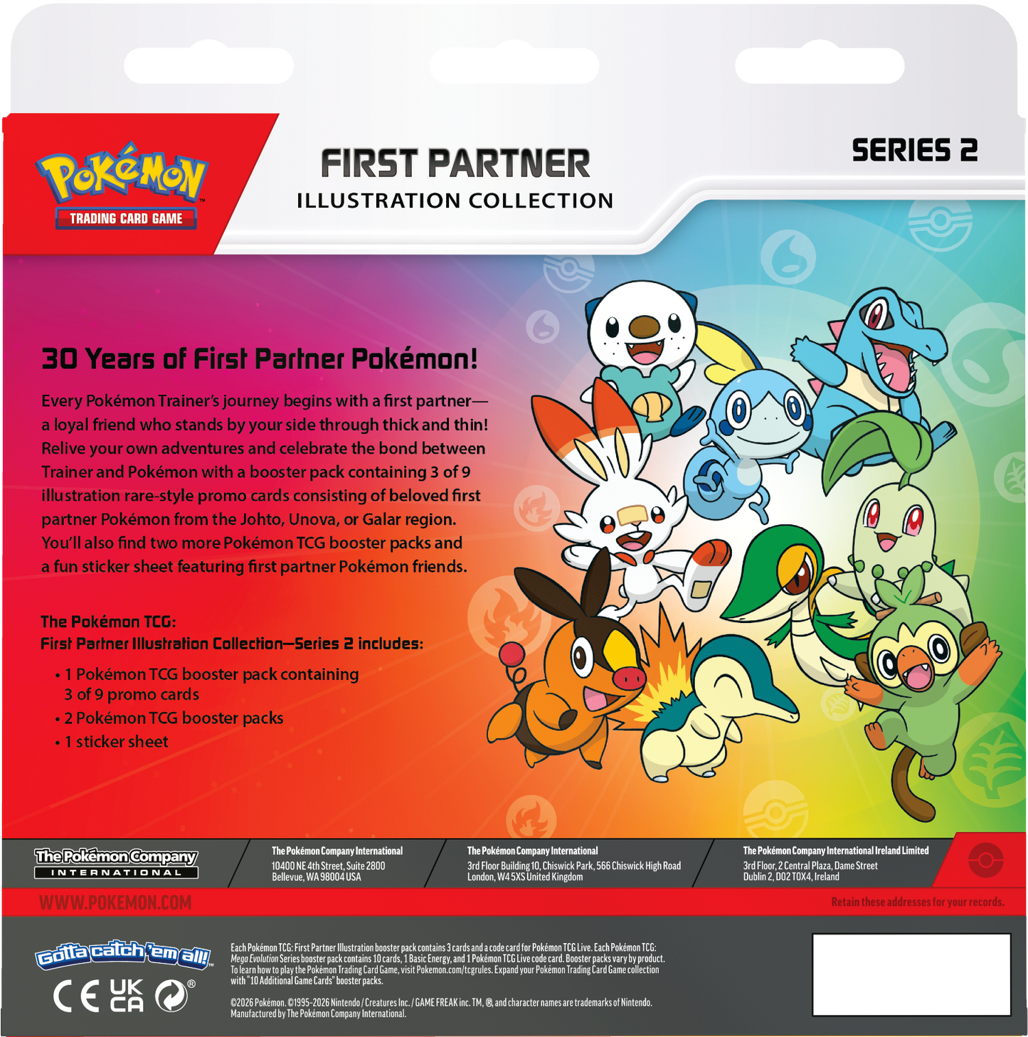 Pokémon TCG: First Partner Illustration Collection - Series 2 *ENNAKKOTILAUS*