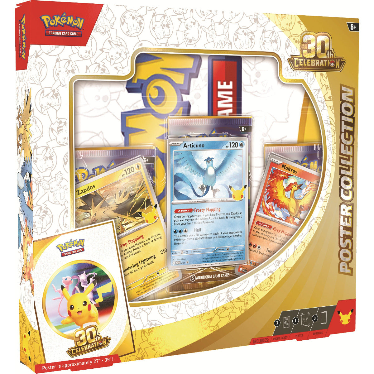Pokémon TCG: 30th Celebration Poster Collection *ENNAKKOTILAUS*