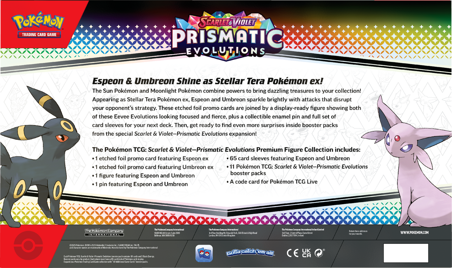 Scarlet & Violet: Prismatic Evolutions Premium Figure Collection *ENNAKKOTILAUS*