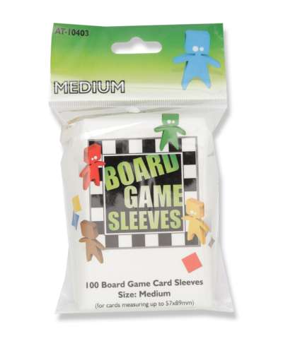 Board Game Sleeves MEDIUM (57x89) 100kpl