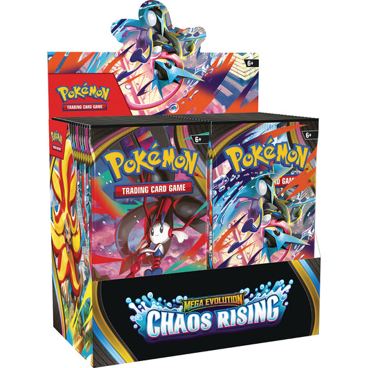 Mega Evolution: Chaos Rising Booster Display *ENNAKKOTILAUS*