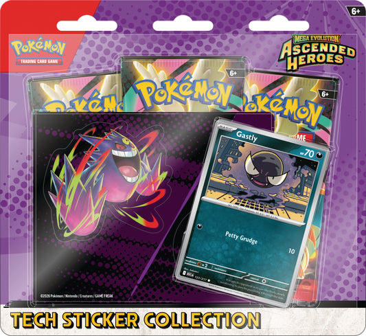 Mega Evolution: Ascended Heroes Tech Sticker Collection Gengar