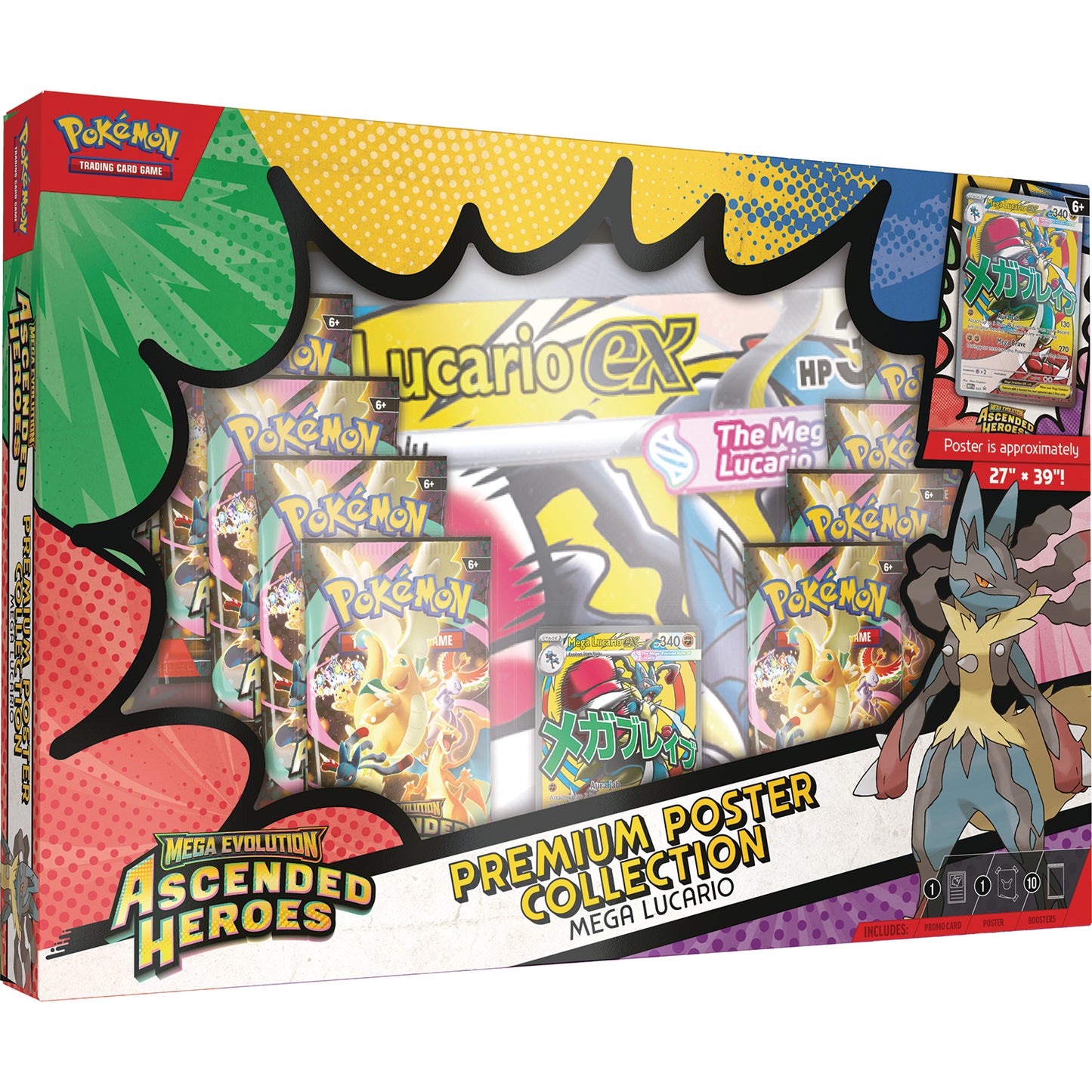 Mega Evolution: Ascended Heroes Premium Poster Collection - Mega Lucario *PRE-ORDER*