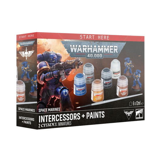 Space Marines: Intercessors + Paints