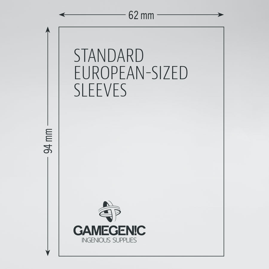 Matte Standard European Sleeves (62x94)