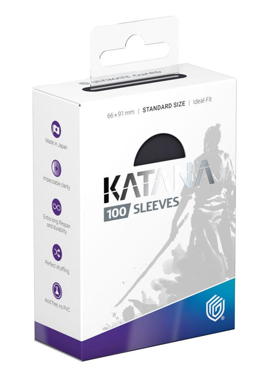 Katana Sleeves Standard Obsidian Shard (100)
